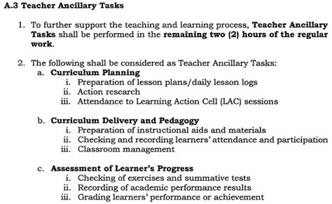 Unpacking Teacher Ancillary Tasks: Insights from DepEd  .